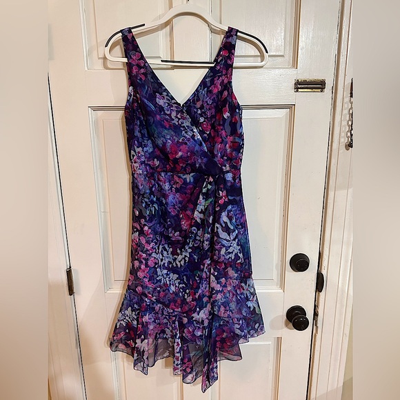 Marchesa Dresses & Skirts - Marchesa NOTTE purple floral size 2 dress. NWOT